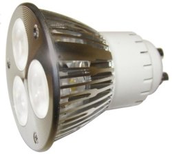 3x1W HighPower LED Spot GU10 220, Светодиодная лампа 3Вт, теплый белый свет, цоколь GU10